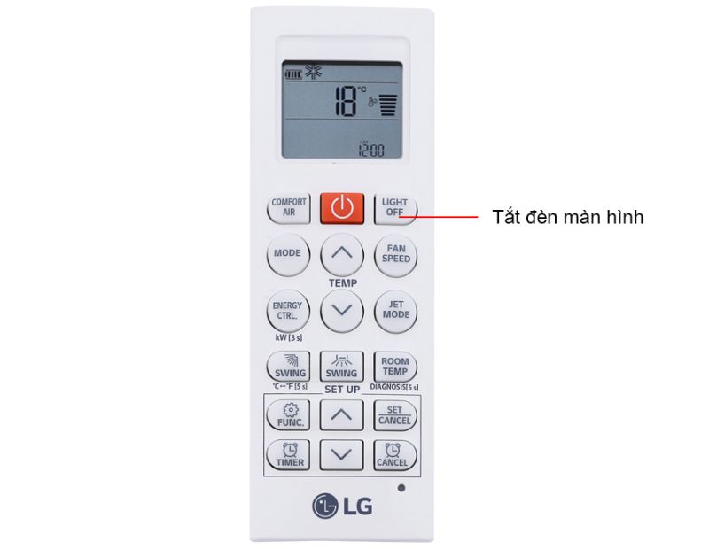cách chỉnh máy lạnh LG đơn giản