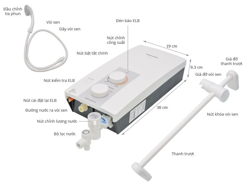 Sửa máy nước nóng trực tiếp Panasonic - Giải pháp tối ưu cho mùa đông rét lạnh